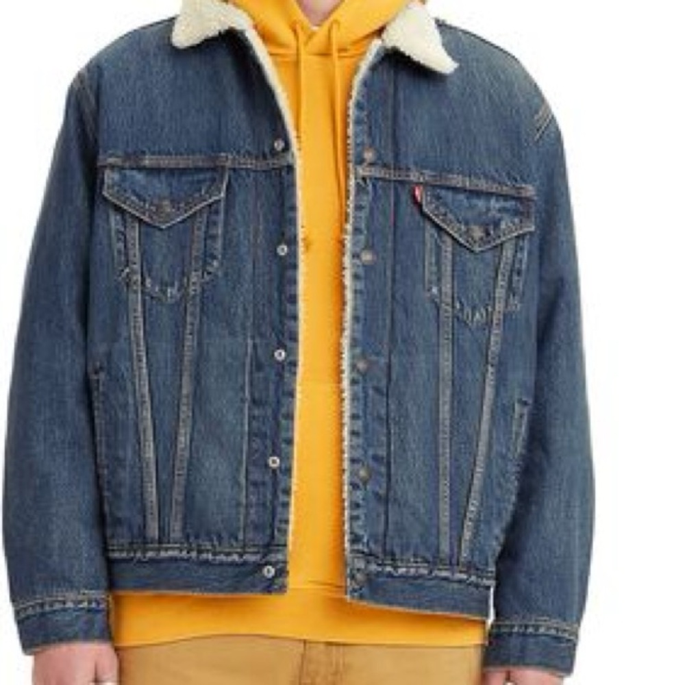 Levi's Trucker Jacket / Jean Jacket Sherpa Lined